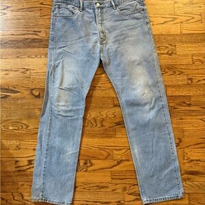 Vintage Classic Levi’s 505 Medium Wash Straight Leg Men's Jeans 38 X 34 Big Tall